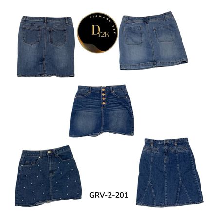 Cute Y2K Denim Mini Skirt – Trendy 2000s Fashion (GRV-2-201)