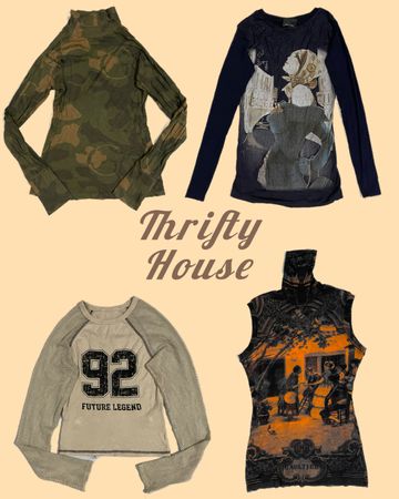 Grunge Angel Rotation Y2k Tops(TH/244)