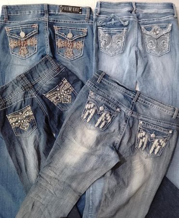CR6805 Y2K Flare Jeans