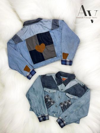 Denim levis upcycle jacket
