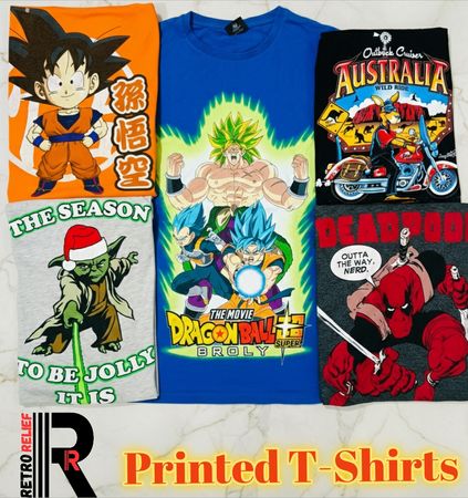 Mix brands printed T shirts