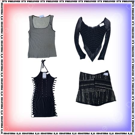 Glitch in the matrix collection tops dresses skirts (SS-2043)