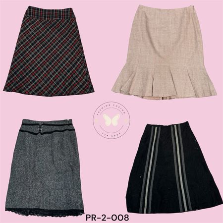 Women’s Pure Wool A-Line Skirt – Elegant Winter Essential  (PR-2-008)