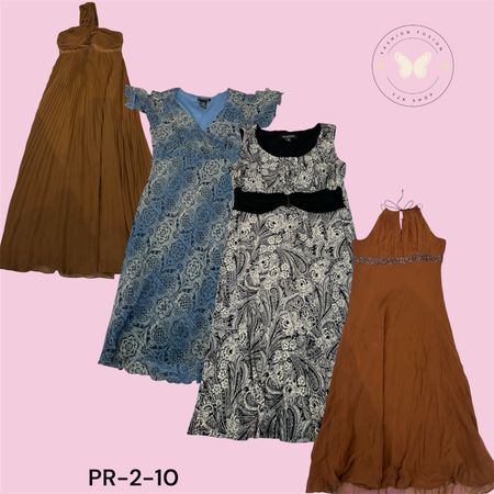 Summer Floral Poly Dress for Women – Soft & Comfortable Fit  (PR-2-10)