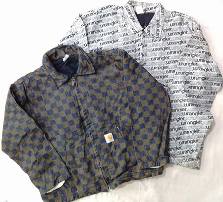 CR6792 Upcycled Wrangler & Carhartt Jackets