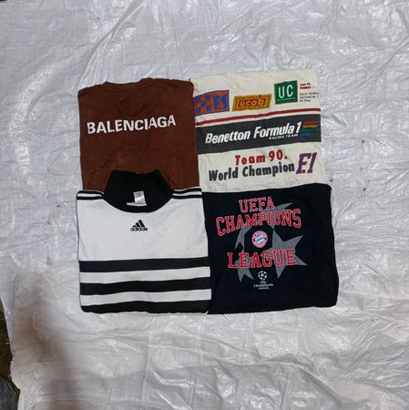 balenciaga and vintage mix t shirts