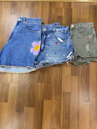 AV-1103 Y2K Style Denim shorts