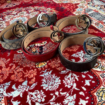 Men’s Gucci Luxury Designer 5 Belts