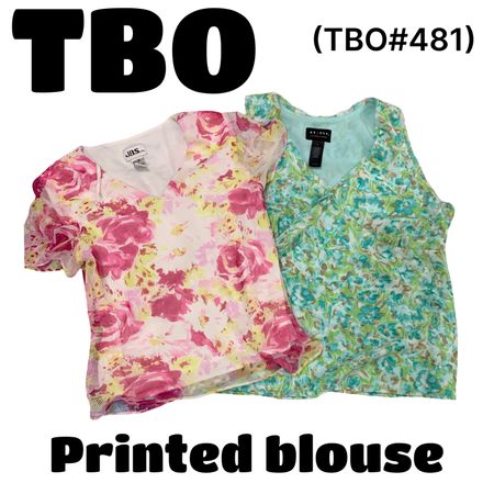 Printed blouse    #481