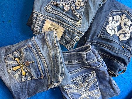 L.A idol & other brands jeans y2k/096