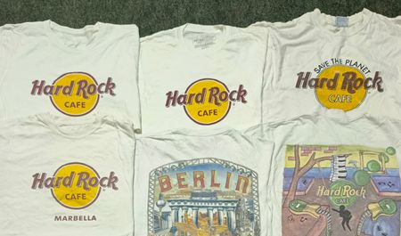Hard Rock t-shirts