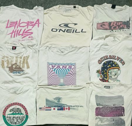 Quicksilver and other Surf brand T-shirts