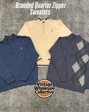 Branded Quarter Zipper Sweaters - (27/02)