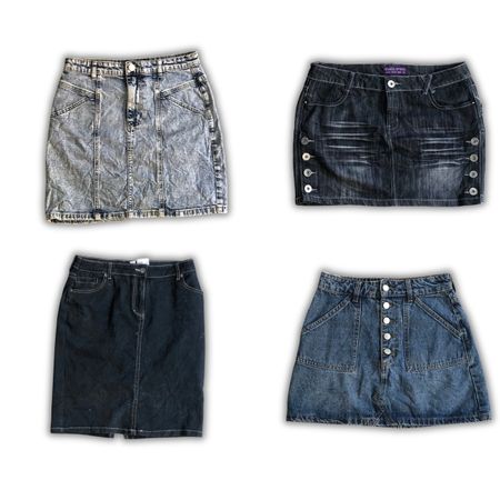 Denim Mini/Midi Skirts bundle
