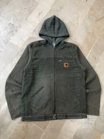 Upcycled carhartt Hooded Canvas Jacket - Moq 20