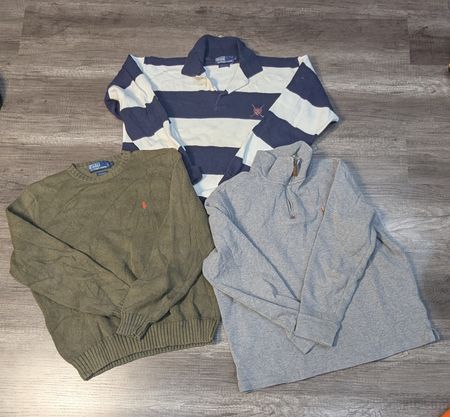 4072 - Lacoste, Ralph Lauren Sweaters,¼ zip