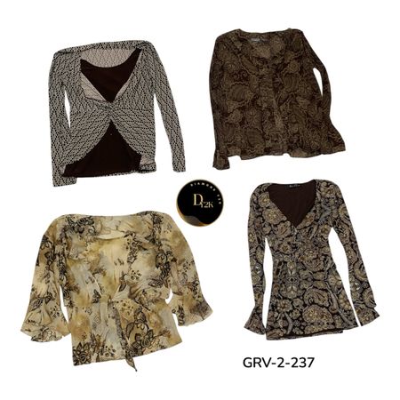 Y2K Long Sleeve Top – Soft Grunge & Cyber Aesthetic (GRV-2-237)