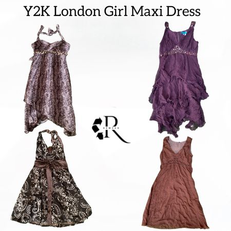 Y2K London Girl Maxi Dress Rw-1623