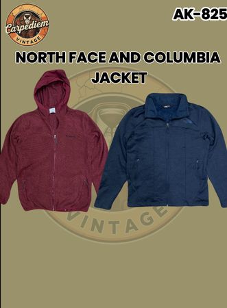 North  face And Columbia Jacket Ak-825