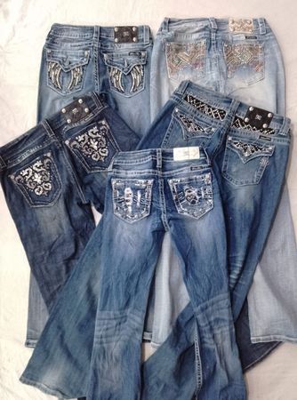 CR6845 Miss Me Flare Jeans