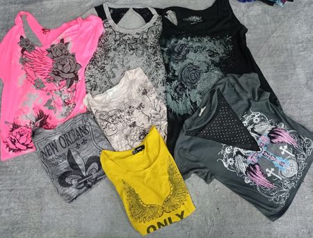 CR6848 Y2K Baby Tees