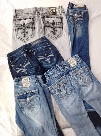 CR6851 Rock Revival Ladies & Men Jeans
