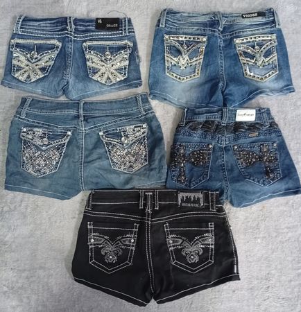 CR6856 Upcycled Y2K Shorts