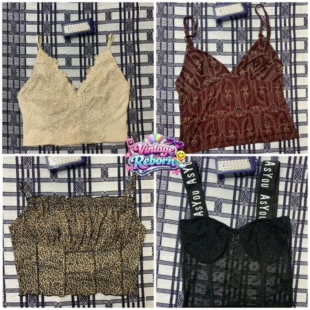 Y2K Lace & Trend Cami Bundle – Branded Vintage Mix | VR-238