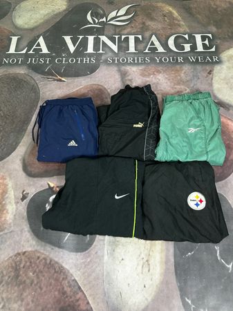 Vintage Athletic Track Pants – Grade A/B Mixed Brands Lot