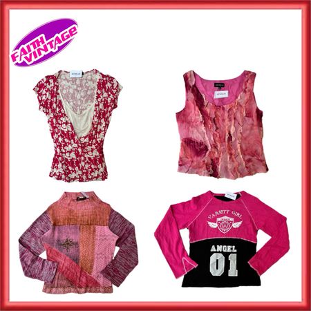 Toronto Pinkish Mix Tops Bundle (FV-621)