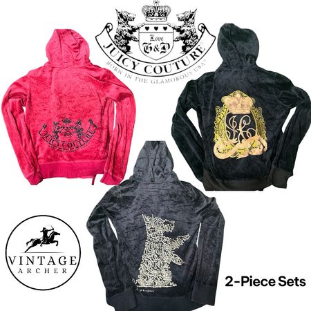 Juicy Couture OG Bling Velour Tracksuits: 10 Sets (J-2)