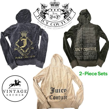 Juicy Couture OG Bling Velour Tracksuits: 10 Sets (J-3)