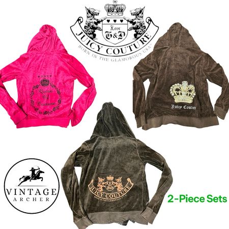 Juicy Couture OG Bling Velour Tracksuits: 10 Sets (J-7)