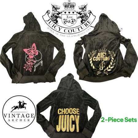Juicy Couture OG Bling Velour Track Suits: 10 Sets (J-8)