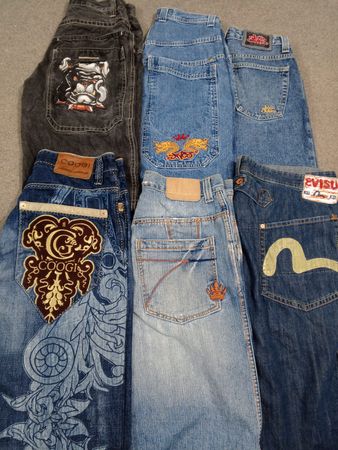 HD1376 Men Branded Baggy Shorts