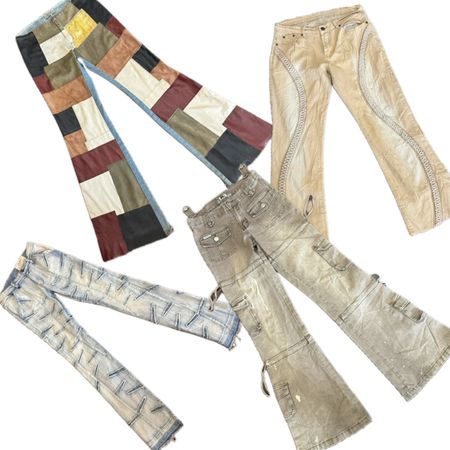 Unique Y2k Bell Bottoms