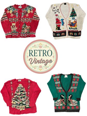 Y2k vintage  Christmas jumpers
