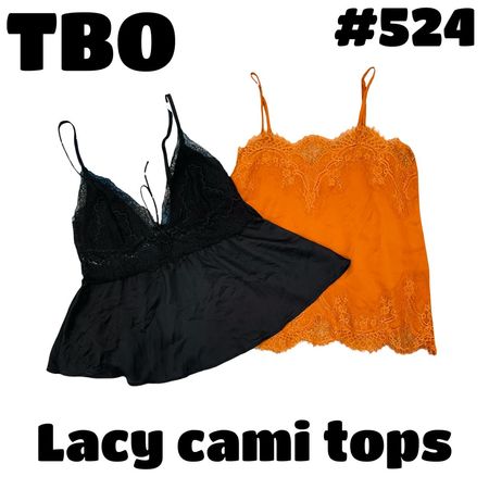 Lacy cami tops #524