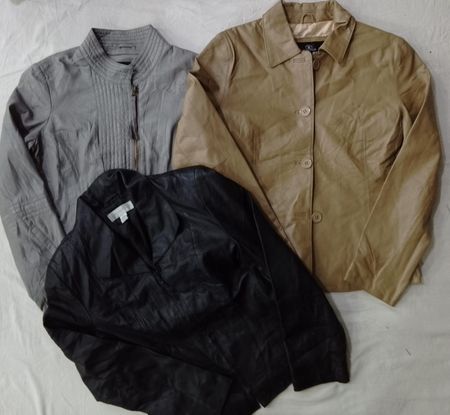 CR6869 Y2K Ladies Leather Jackets