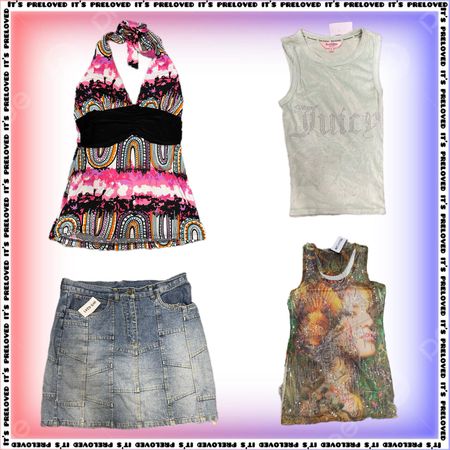 Romantic y2k girl set ( RX- 1281 )