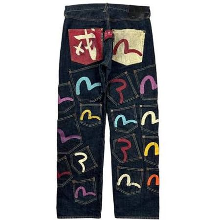 Evisu unisex mixed jeans