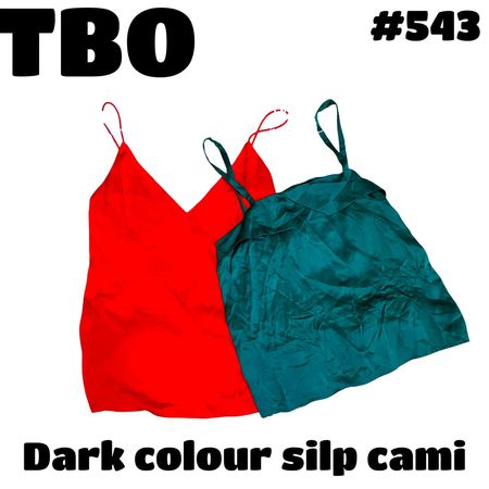 Dark colour slip cami #543