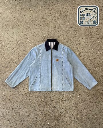 Upcycled Denim Carhartt Jacket