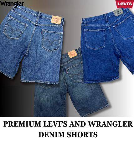 Premium Levi's and Wrangler Denim shorts