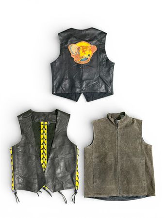 Tv 50 leather Waistcoat 7P