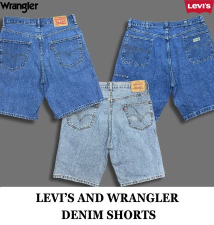 Premium Wrangler and Levi's Denim shorts