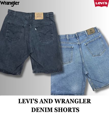 Levi's and Wrangler Denim Shorts