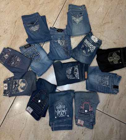 Y2K Bling Jeans