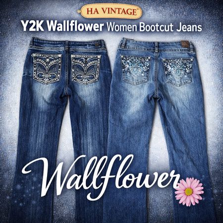 Y2K Wallflower Women Bootcut Jeans