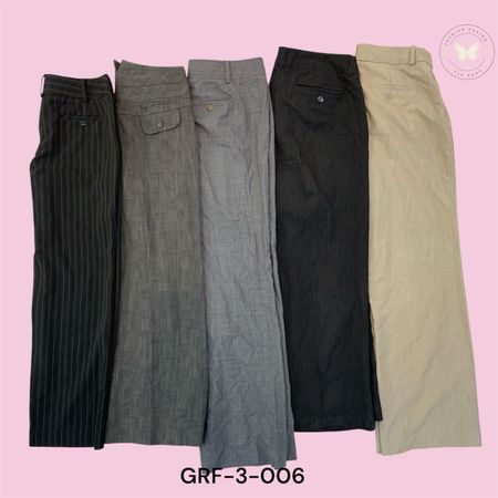 Women’s Solid Poly Pants – Soft & Comfortable Daily Wear  (GRF-3-006)